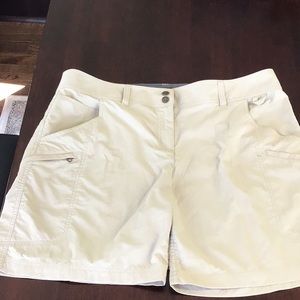 Exofficio Women’s Tan Nylon Shorts